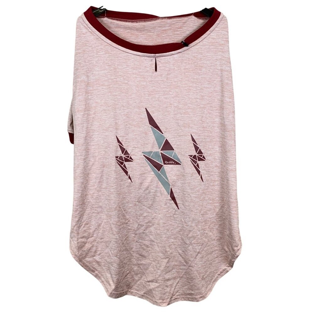 Reddy Pet Dog‎ T-Shirt Lightning Tee 3XL  XXXLPoly/Cotton Maroon Pink 25-27 in